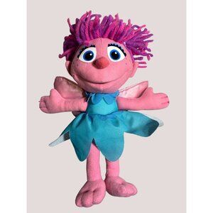 Abby Cadabby Plush Doll 8 Inch from Sesame Street with Pink Wings Blue Dress